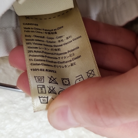 Scotch & Soda Green and White Joggers with Elastic Waistband - Picture 4 of 12